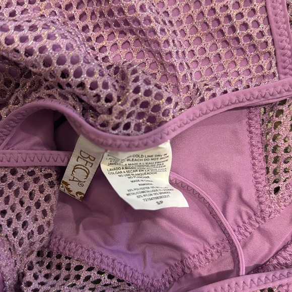 NWOT!! Becca by Rebecca - Virtue Network Show & Tell Plunge One Piece Swimsuit - Picture 8 of 8